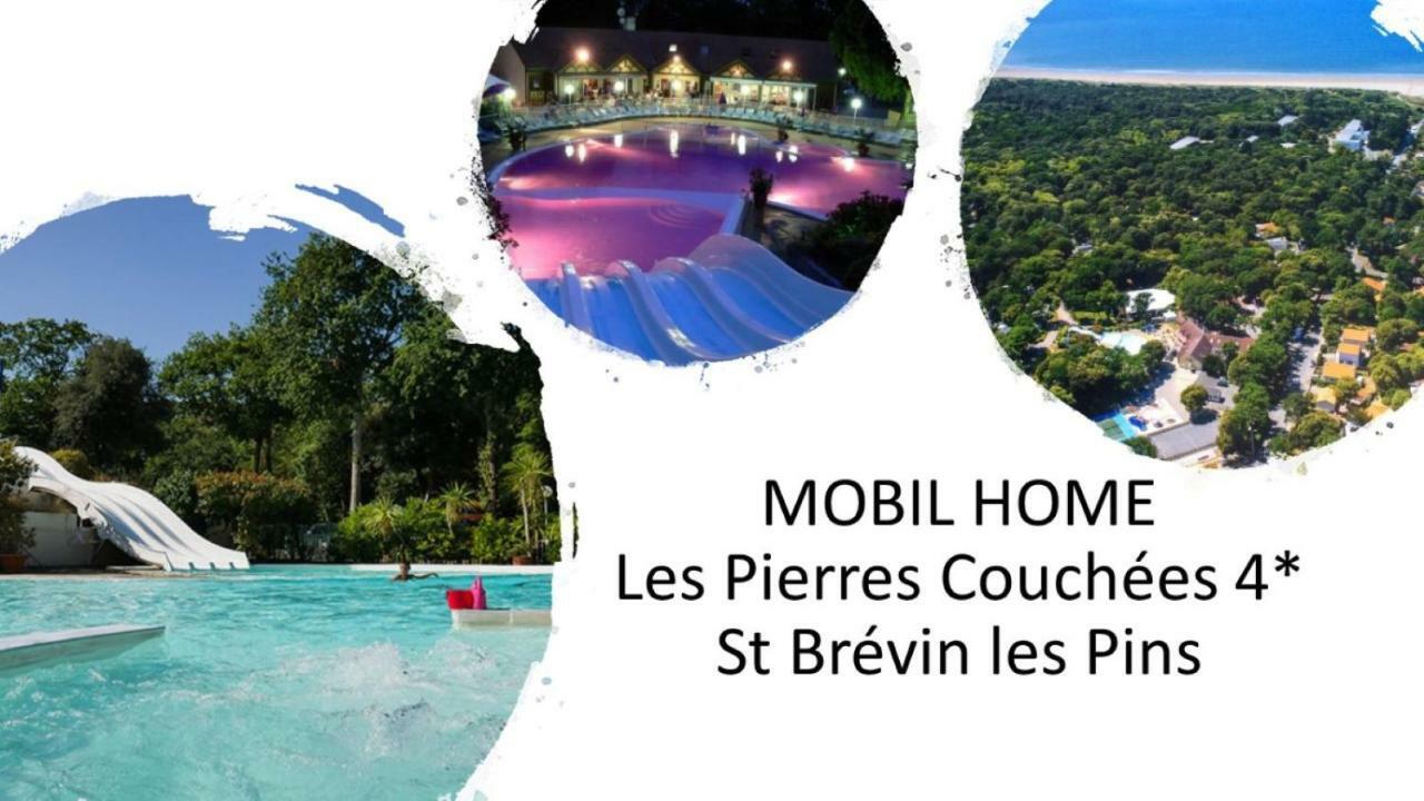 Mobil Home Les Pierres Couchees 4* St Brevin Les Pins Saint-Brévin-les-Pins Exterior foto